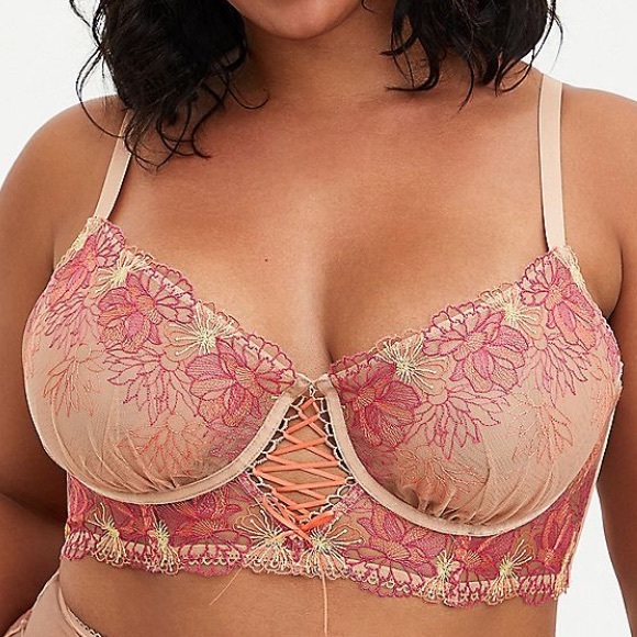 torrid Other - Torrid Embroidered Mesh Underwire Bralette, Size 1X